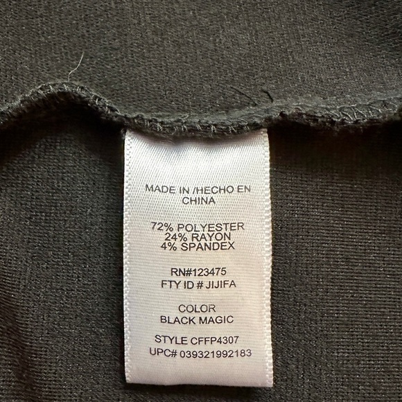 CATHERINE MALANDRINO, WOMENS CASUAL, BLACK KNIT, BLAZER/JACKET. SIZE XXL - Picture 6 of 7